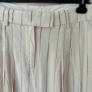 H&M pinstripe trousers